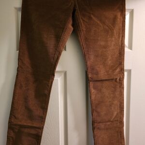 J Crew Men’s Corduroy Slim Jeans in Brown